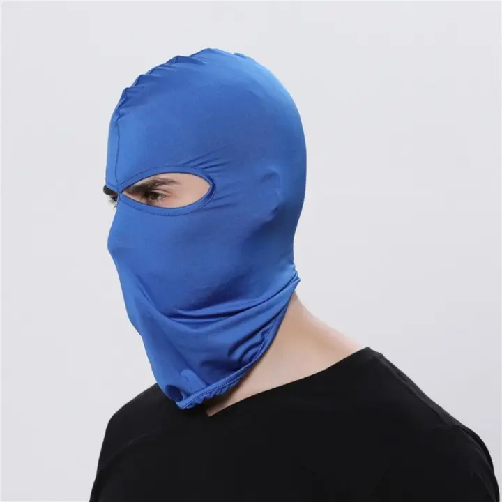 Gorro pasamontañas acolchado Anti-UV, transpirable, de secado rápido, protector para todo el rostro, protección UV, gorra a prueba de viento, Unisex - 1