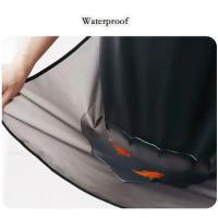 Delantal de Cocina Impermeable Resistente al Aceite PVC Delantal de Trabajo Negro Transparente - details 3