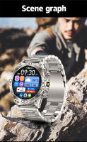 Reloj inteligente Deportivo De Alta Calidad,Pantalla AMOLED de 1,43 Pulgadas,Trae Tu Propia Linterna LED De Luz Fuerte,107+Modo Deportivo,Lmpermeabilización De Llamadas,Asistente De Salud,Reloj inteligente Con Brújula GPS Al Aire Libre,Para Android e Ios - details 16