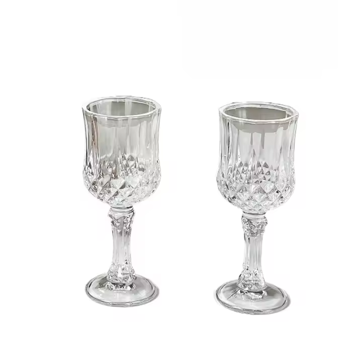 Juego de 6 vasos altos de cristal para licores y cócteles dulces - 1