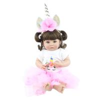 Muñeca de bebé Reborn de cuerpo completo de silicona para niña, Mini bebé de Vinilo Suave, juguete para bañarse, regalo de cumpleaños para niños, 40cm - details 0