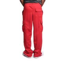 Pantalones de chándal largos con múltiples bolsillos, sueltos, de gran tamaño, con cordón, aptos para corredores deportivos y de calle - details 10
