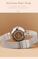 Reloj de Mujer de Moda 2025 Movimiento de Cuarzo Japonés Correa de Malla Inoxidable Estilo Formal - details 8