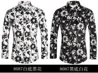 Camisa de negocios con imprimación numérica para hombres, camisas para manches longues, camisas para fumar, décontracté, fête, boîte de nuit, plage, printemps, mode automne - details 2