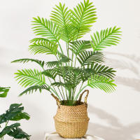 Palmera Artificial grande de 65/82cm, plantas falsas altas, ramas de Monstera Tropical, hojas verdes de plástico para decoración al aire libre del jardín y el hogar - details 4