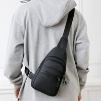Bolso cuadrado duradero para el pecho para hombre, bolso cruzado de nailon de Color sólido multifuncional, bolso para teléfono de gran capacidad de un solo hombro para hombre - details 12