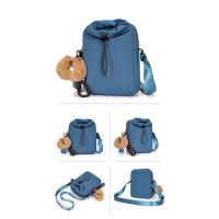 Bolsa cruzada para botella de agua de estilo coreano, bolsa portátil impermeable para botella de agua, bolsa para teléfono móvil con cordón de nailon y parte superior abierta - details 10