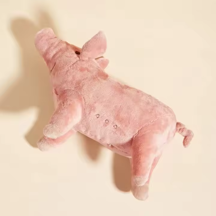 Juguete De Mordedor Resistente Para Perros Diseño De Cerdo Lindo Juguetes Interactivos Para Mascotas Material De Peluche - 1