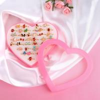 Anillos opcionales para mujer y niña, sortija de dedo creativa, juguete de juego de simulación, forma elegante, 36 unidades por juego - details 4