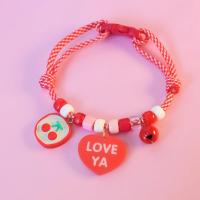 Collar de Mascotas de Punto Suave con Campana y Colgantes Collar Ajustable para Perros y Gatos - details 7