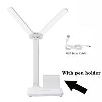 Lámpara de escritorio LED regulable, lámpara de lectura de escritorio con sensor táctil, lámpara de noche recargable por USB, lámpara de escritorio plegable, lámpara de lectura de cabecera, capacidad de la batería 4000 mAh, tres modos para elegir. - details 5