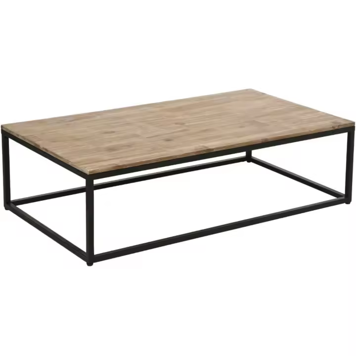 Mesa de Café Edena Marrón Diseño Único de Centro Muebles y Organización - 1