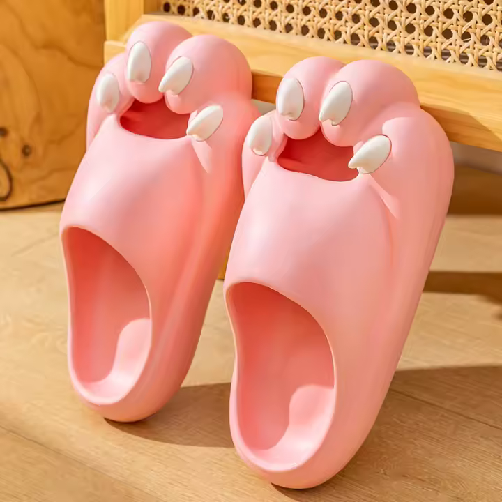 Pantuflas divertidas con patas para hombre y mujer, estilo veraniego, antideslizantes para exteriores, playa, casuales, sandalias para baño, maletero. - 1