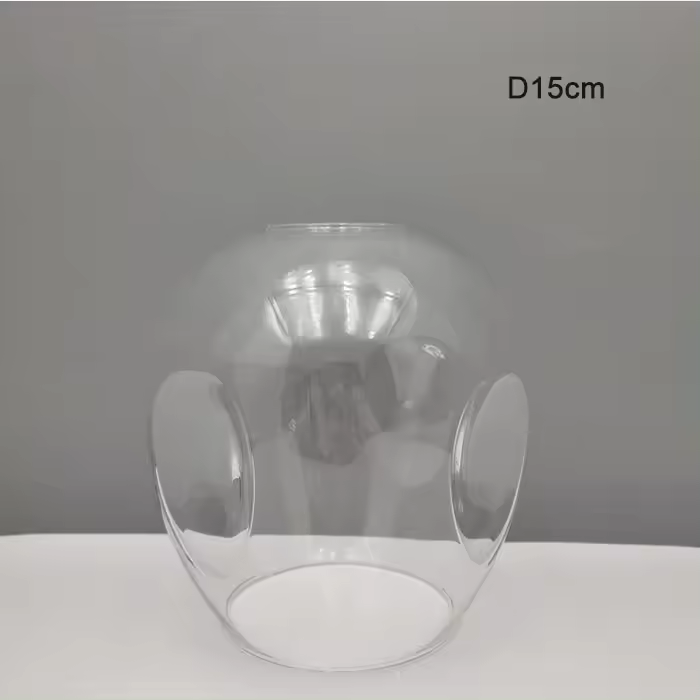 Pantalla de lámpara de repuesto Irregular para lámpara de araña, cubierta de luces geométricas de ADN, de color verde claro, gris y ámbar - 1