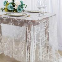 Mantel vintage ENCE rectangular, boda, cocina, comedor, mesa central jacquard, fiesta de cumpleaños y navidad - details 0