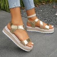 Sandalias planas de verano para mujer, zapatos informales con plataforma a la moda - details 1