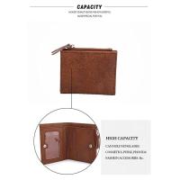 Cartera para mujer emed con flores y hojas, monedero, cartera corta para mujer, mochila de lujo de alta gama - details 4