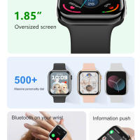 Reloj inteligente para hombre y mujer Watch 10 Serie 9 con 1,85 pulgadas de AMOLED pantalla, llamadas bluetooth,Súper serie NFC, carga inalámbrica,100 + modo deportivo,200 + dial personalizado,Reloj impermeable para Android IOS,Regalos de Navidad - details 3