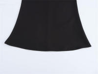 - Vestido de verano para mujer, minivestido liso suelto con volantes, informal, económico, 2025 - details 5