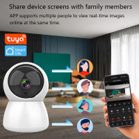 Cámara de Seguridad Inteligente Tuya Mini Wireless, Auto Tracking, Vigilancia para el Hogar, Monitor de Bebé, Visión Nocturna Interiores y Exteriores - details 3