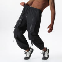 Los pantalones de trabajo sueltos de la marca de moda de verano para hombres están de moda y son relajantes. - details 2