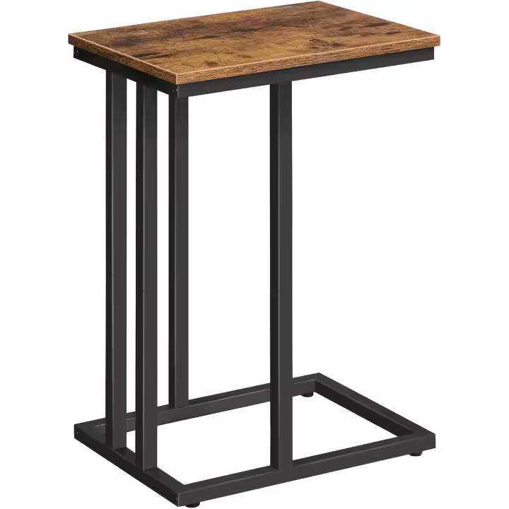 Mesitas Auxiliares Mesas para Aperitivos, Sofá, Dormitorio en Forma de C Estilo Industrial - 1