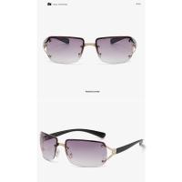 Gafas de Sol de Lujo Y2K Diseño Retro para Mujer Ideal para Acampar, Ciclismo, Pesca Sin Marco - details 10