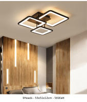 Lámpara de Techo Cuadrada TOMAXIN 65Watt con Diseño Moderno y Luce LED para Decoración de Habitación Oficina Comedor Sala de Estar Control Remoto Tipo de Producto Normal - details 9