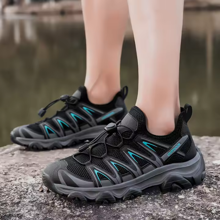 Zapatos de senderismo transpirables para hombre, zapatillas antideslizantes ligeras para exteriores, senderismo y caminar, 866 - 1