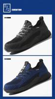 Zapatos de seguridad transpirables para hombre, botas de trabajo con puntera de acero, zapatos de seguridad indestructibles a prueba de pinchazos, zapatillas ligeras y cómodas - details 3