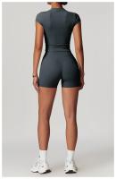 Pantalones Cortos de Yoga de Cintura Alta Nylon Transpirable y Secado Rápido - details 23