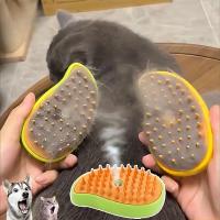 Cepillo De Baño Para Gatos Eléctrico Con Agua Suave De Silicona Adecuado Para Crías Y Mascotas Cepillo De Pelaje Y Desplomado Para Gatos - details 0