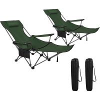 Juego de 2 Sillas de Camping Sillas Plegables, Silla de Acampada Portátil, Ligera para Picnic, Playa, Jardín, Pesca, con Portavasos, Gris - details 25