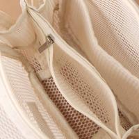 Bolsa de cosméticos de malla de Color sólido portátil, bolsa de maquillaje transparente con cremallera, bolsa de almacenamiento, bolsa de maquillaje para almohada para mujer - details 15