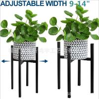 Soporte de flores de Cruz de Hierro, moderno y minimalista, para balcón, planta verde - details 6