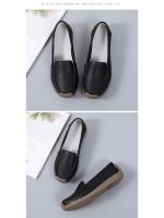 Zapatos de mujer de piel auténtica Mocasines planos de piel de vaca para madres mayores y más - details 8