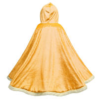 Capa de Elsa para niñas, chal de terciopelo con capucha de dibujos animados, ropa de princesa azul, invierno, 2025 - details 14