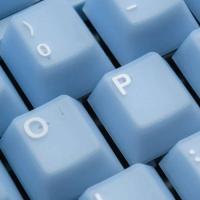 Conjunto de temas semitransparentes, azul y rosa, PBT ABS, perfil de cereza, 129 teclas, teclas personalizadas para accesorios de teclado nical - details 4