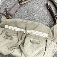 Nuevo diseñador, bolso de hombro informal para mujer, ropa de calle estética, bolso con cordón, bolso cruzado, bolso vaquero - details 11