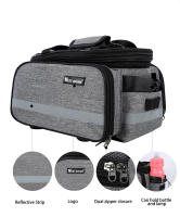 WEST BIKING-bolsa impermeable 3 en 1 para maletero de bicicleta, bolso de gran capacidad para equipaje de viaje, Alforjas para asiento de sillín - details 21