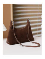 Bolso de cuero de vaca de gamuza, bolso tote de alta calidad, gran capacidad, bolso de hombro de cuero genuino para viajeros - details 8