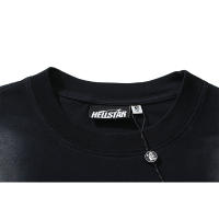 2025 Camisas casuales básicas de moda de verano, camisetas holgadas de algodón puro para hombres y nuevas camisas de manga corta para parejas con estampados de logotipos en la parte delantera - details 2