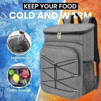 Mochila aislante para 28 latas, mochila ligera a prueba de fugas para hombres y mujeres para trabajar, picnics, senderismo, playa - details 2
