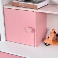 Estante de Libros para Niños con 4 Compartimentos Puerta y Cajones Extraíbles con Ruedas - details 8
