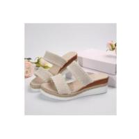 Zapatillas de tacón de cuña para mujer, zapatos de moda de verano - details 4