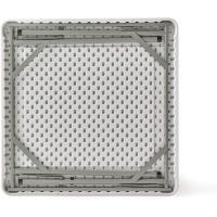 Mesa Plegable Portátil Multifuncional, 84x84x74cm, Cuadrada, Blanco - details 2