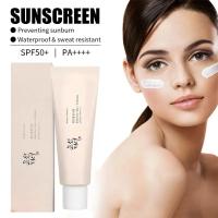 Loción de protección solar Protección solar de larga duración Crema blanqueadora de bloqueador solar ligera y no grasa Anti-UV Facial suave - details 7
