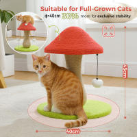 Árbol pequeño para gatos, poste rascador con bola de resorte y rascador para gatos de interior,rascador de gato, juguetes para gatos - details 5