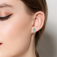 Pendientes de plata de ley 925 para mujer, aretes con forma de libélula y pájaro, joyería fina para boda, novedad - details 25