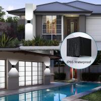 8 Piezas Aplique Pared Exterior/Interior 3000K Blanco cálido Aplique de Pared Ángulo de haz Ajustable Aplique Pared LED Impermeable - details 15